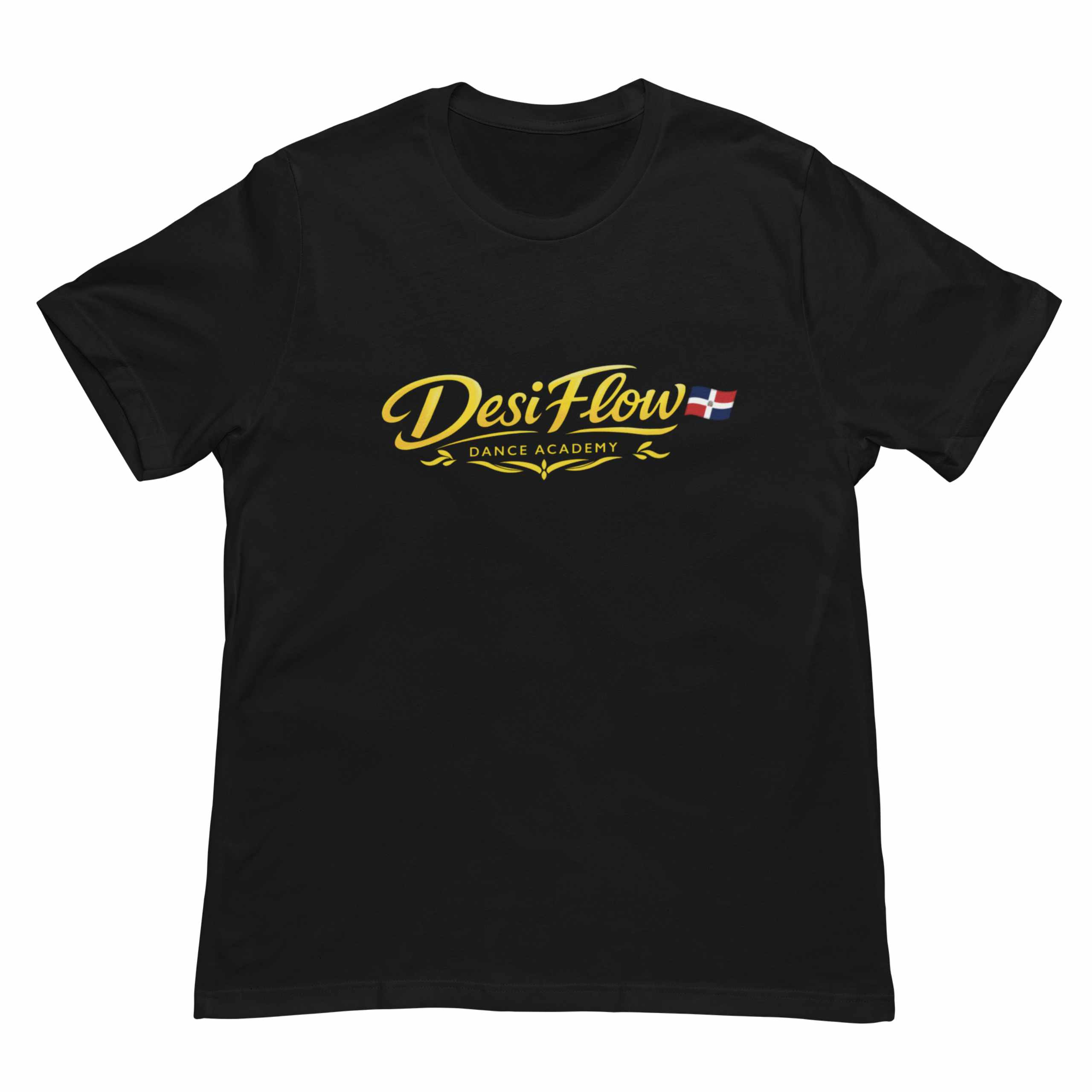 Desiflow Unisex Classic Black Tshirt - Front - Flauntpassion India