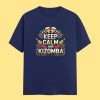 Keep Calm and Kizomba Royal Blue Unisex Classic Tshirt