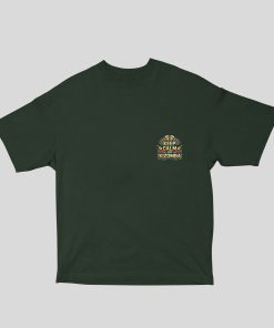 Keep Calm and Kizomba Unisex Oversized Bottle Green Tshirt - Flauntpassion