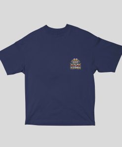 Keep Calm and Kizomba Unisex Oversized Bottle Royal Blue Tshirt - Flauntpassion