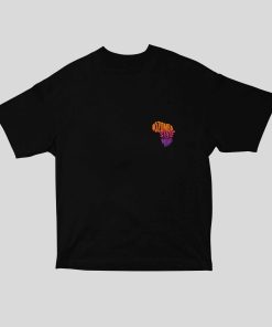 Kizomba State of Mind Unisex Oversized Black Tshirt - Front