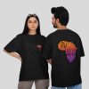Kizomba State of Mind Unisex Oversized Tshirt - Black