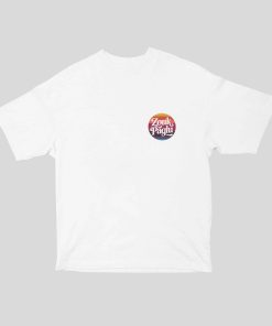 Zouk Paglu Unisex Oversized White Tshirt - Front