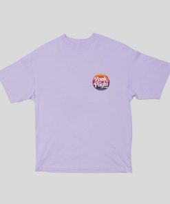 Zouk Paglu Unisex Oversized Lavender Tshirt - Front