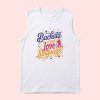 Bachata is my love language unisex sleeveless Tshirt