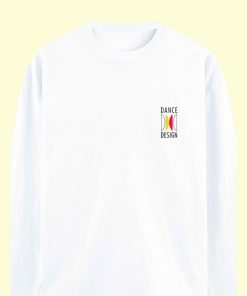 Dance Design Learn Social Dancing Unisex Full Sleeve White Tshirt - Front