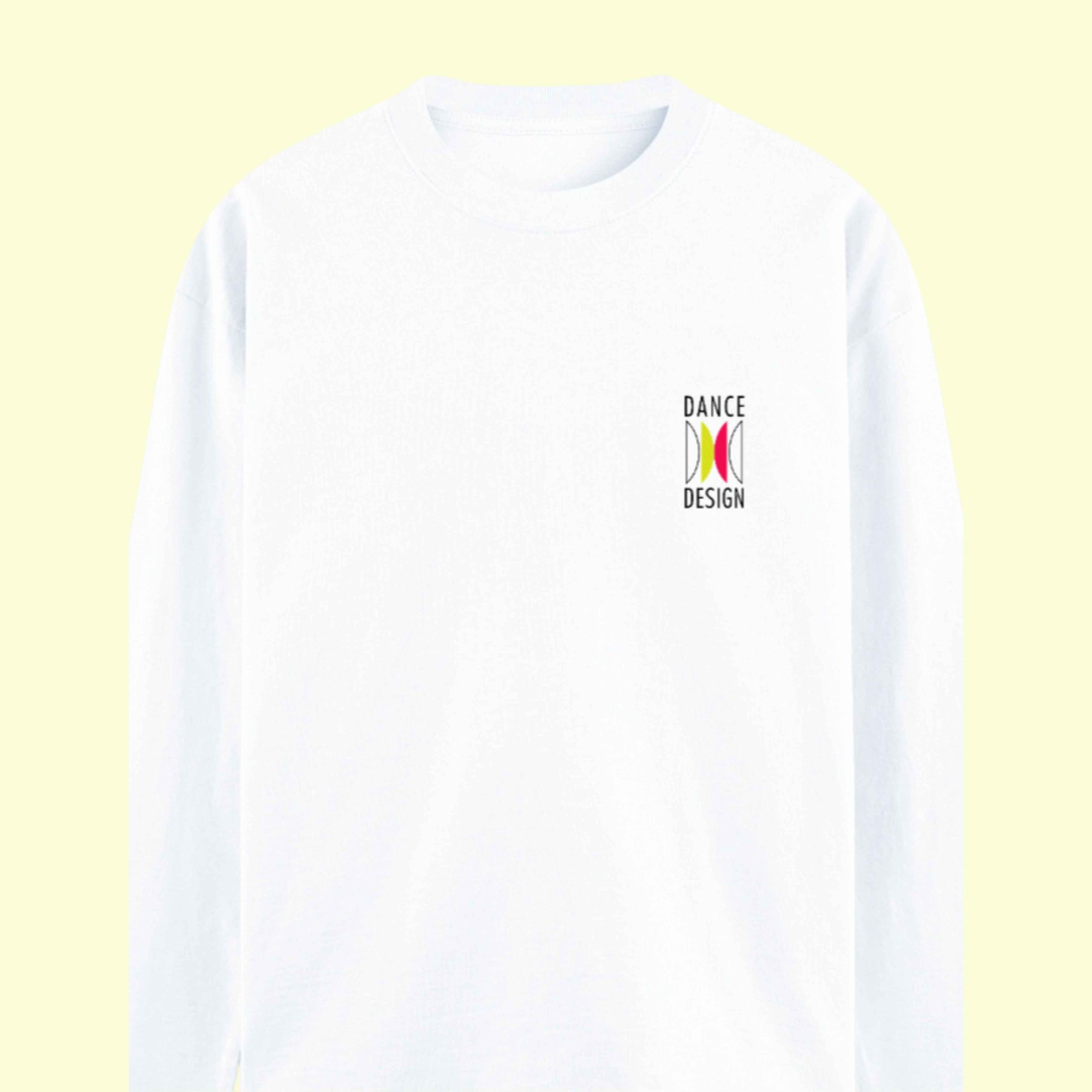Dance Design Learn Social Dancing Unisex Full Sleeve White Tshirt - Front