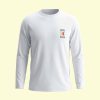 Dance Design Learn Social Dancing Unisex Full Sleeves White Tshirt - Flaunt Passion - India