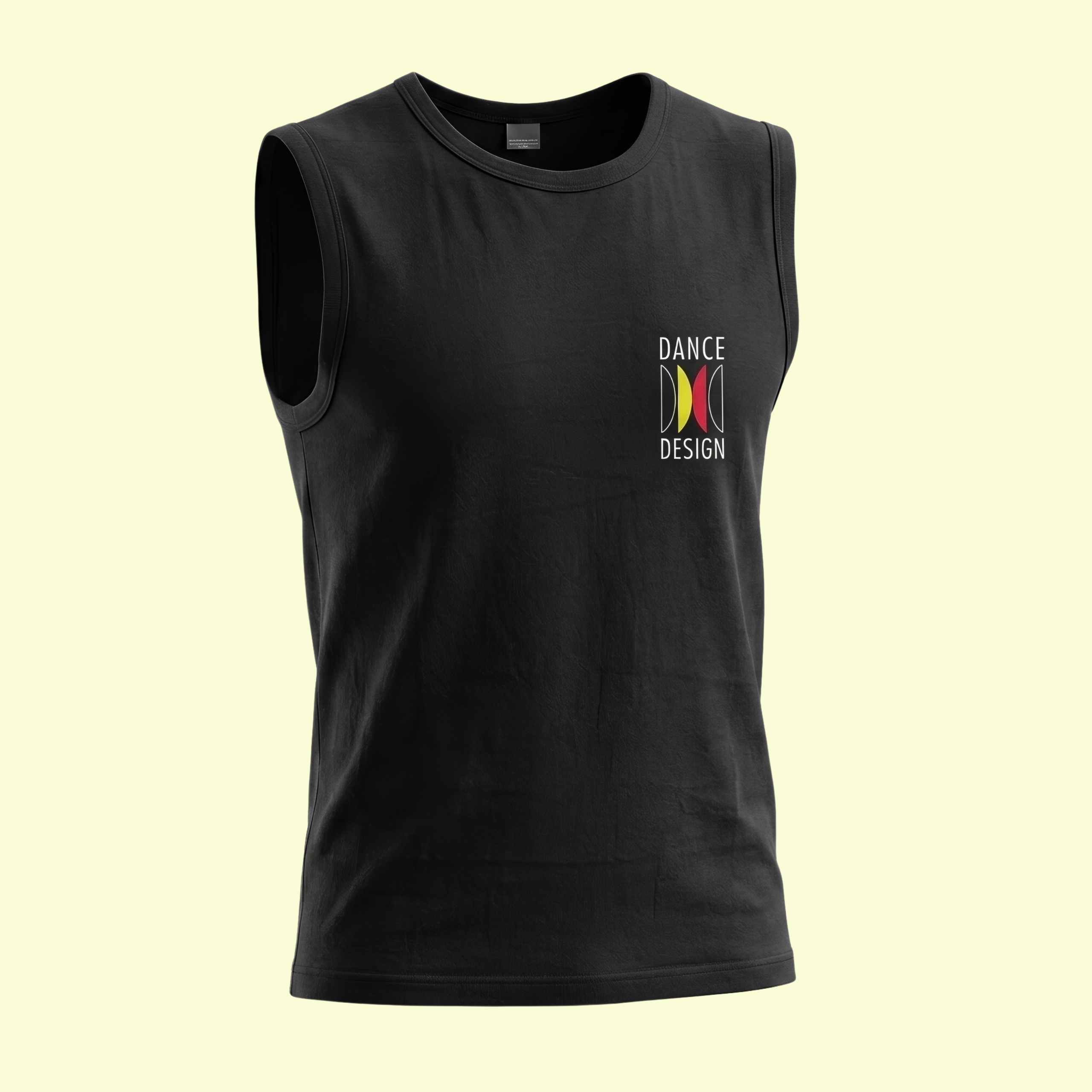 Dance Design Learn Social Dancing Unisex Sleeveless Black Tshirt - Flaunt Passion - India