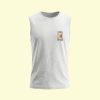 Dance Design Learn Social Dancing Unisex Sleeveless White Tshirt - Flaunt Passion - India