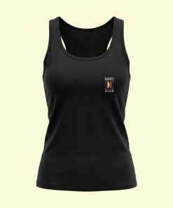 Dance Design Learn Social Dancing Female Black Tank Top - Flaunt Passion - India