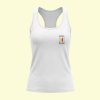 Dance Design Learn Social Dancing Female White Tank Top - Flaunt Passion - India