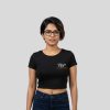 Time To Dance Academy Female Black Crop Top