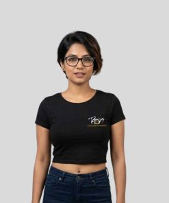 Time To Dance Academy Female Black Crop Top