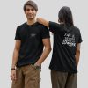 TTDA Life Is Better When You Dance Unisex Classic Black Tshirt - Front and Back View - Flaunt Passion India