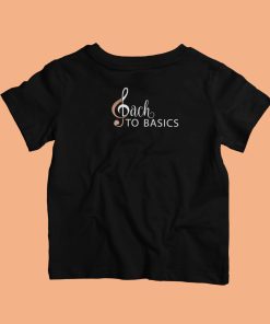 Bach 2 Basics Kids Black Tshirt Back